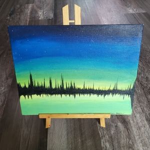 "A Twisted Starry Night" Painting by Artistic Ashara